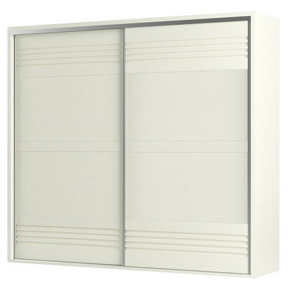 Guarda-Roupa Casal 2 Portas 4 Gavetas 100% Mdf Off White Tw603 – Dalla Costa