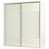 Guarda-Roupa Casal 2 Portas 2 Gavetas 100% Mdf Off White Tw602 – Dalla Costa