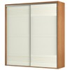 Guarda-Roupa Casal 2 Portas 2 Gavetas 100% Mdf Freijo/Off White Tw602 – Dalla Costa