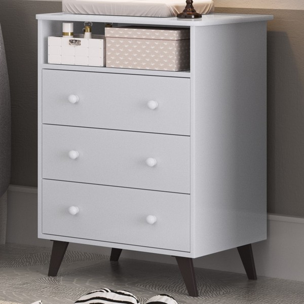 Cômoda 3 Gavetas Branco 2041 - Percasa