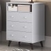 Cômoda 3 Gavetas Branco 2041 - Percasa