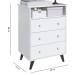 Cômoda 3 Gavetas Branco 2041 - Percasa