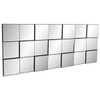 Espelho Quadriculado 175cm 100% Mdf Preto Tb89 Pp - Dalla Costa