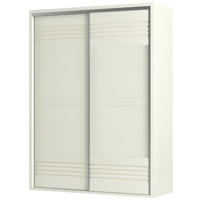 Guarda-Roupa Solteiro 2 Portas 2 Gavetas 100% Mdf Off White Tw601 – Dalla Costa