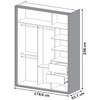 Guarda-Roupa Solteiro 2 Portas 2 Gavetas 100% Mdf Off White Tw601 – Dalla Costa