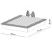 Cama de Casal 100% Mdf Off White Tw22 - Dalla Costa