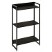 Estante para Livros Dynamica 3 Prateleiras Preto ônix/Preto 11060 - Compace
