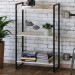 Estante para Livros Dynamica 3 Prateleiras Snow/Preto 11060 - Compace