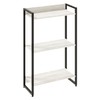 Estante para Livros Dynamica 3 Prateleiras Snow/Preto 11060 - Compace