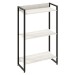 Estante para Livros Dynamica 3 Prateleiras Snow/Preto 11060 - Compace