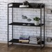 Estante para Livros Dynamica 3 Prateleiras Preto ônix/Preto 11061 - Compace