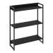 Estante para Livros Dynamica 3 Prateleiras Preto ônix/Preto 11061 - Compace