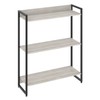Estante para Livros Dynamica 3 Prateleiras Snow/Preto 11061 - Compace