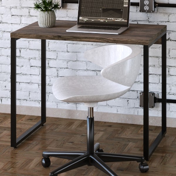 Mesa Escrivaninha Dynamica Carvalho Dark/Preto 11066 - Compace