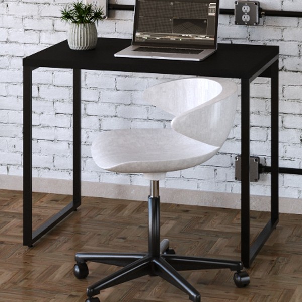 Mesa Escrivaninha Dynamica Preto ônix/Preto 11066 - Compace