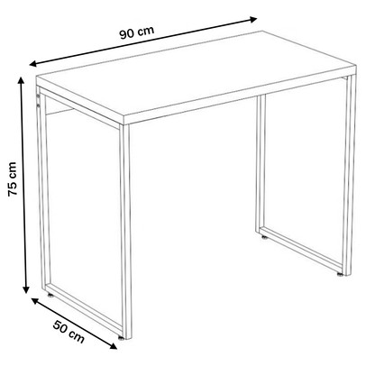 Mesa Escrivaninha Dynamica Preto ônix/Preto 11066 - Compace