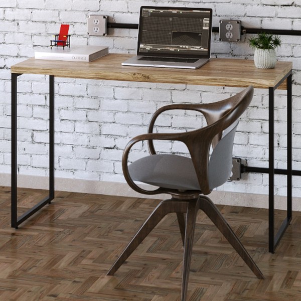 Mesa Escrivaninha Dynamica Carvalho/Preto 11067 - Compace