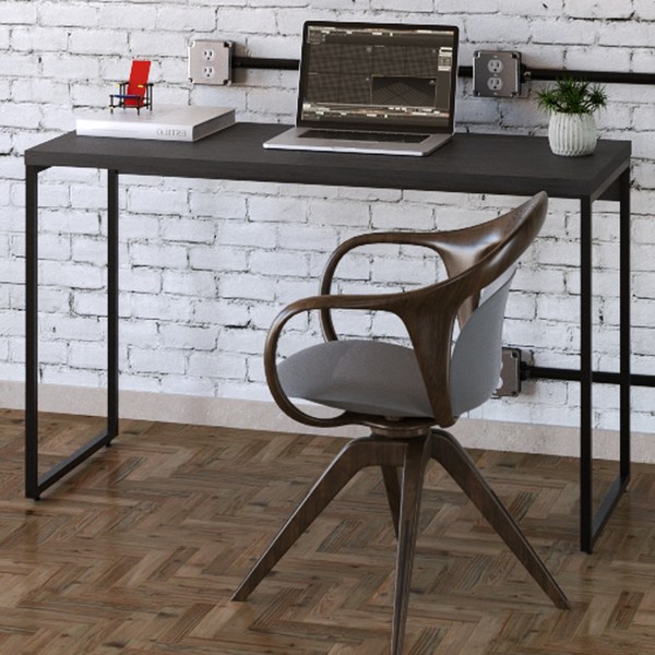 Mesa Escrivaninha Dynamica Preto ônix/Preto 11067 - Compace