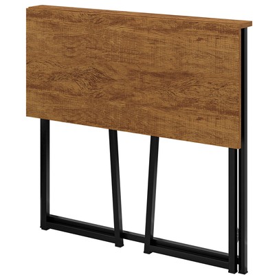 Mesa Escrivaninha Fit Dobrável Preto/Canela Rústico - Art Panta