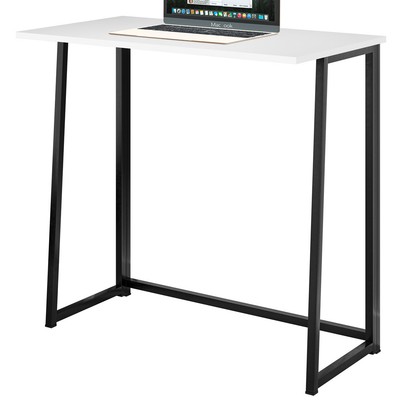 Mesa Escrivaninha Fit Dobrável Preto/Branco - Art Panta