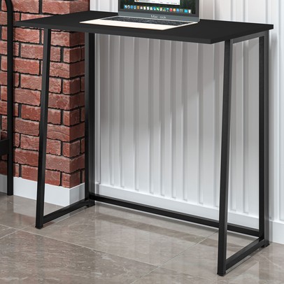 Mesa Escrivaninha Fit Dobrável Preto - Art Panta