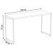 Mesa Escrivaninha Dynamica Branco Chess/Preto 11068 - Compace