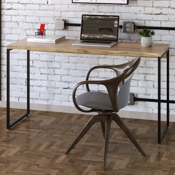 Mesa Escrivaninha Dynamica Carvalho/Preto 11068 - Compace