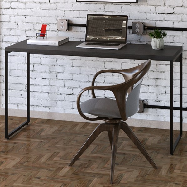 Mesa Escrivaninha Dynamica Preto ônix/Preto 11068 - Compace