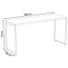 Mesa Escrivaninha Dynamica Branco Chess/Preto 11069 - Compace