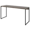 Mesa Escrivaninha Dynamica Carvalho Dark/Preto 11069 - Compace
