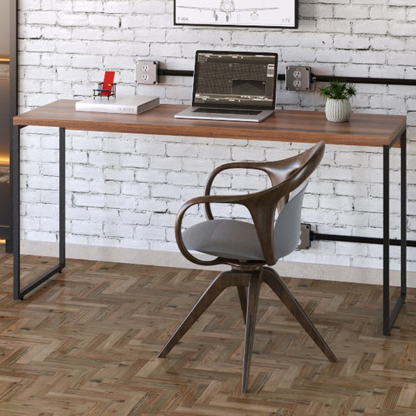 Mesa Escrivaninha Dynamica Nogal/Preto 11069 - Compace