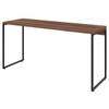 Mesa Escrivaninha Dynamica Nogal/Preto 11069 - Compace