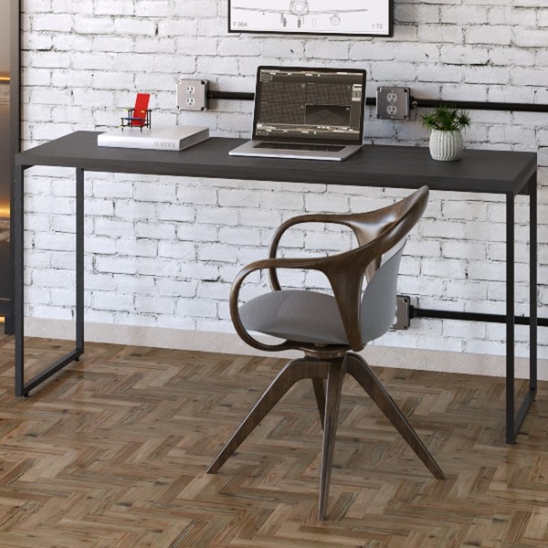 Mesa Escrivaninha Dynamica Preto ônix/Preto 11069 - Compace