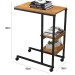 Mesa de Canto Fit 2 Prateleiras Preto/Canela Rústico - Art Panta
