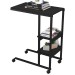 Mesa de Canto Fit 2 Prateleiras Preto - Art Panta