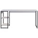 Mesa Escrivaninha 2 Prateleiras Branco Chess/Preto 14908 - Compace