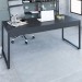 Mesa Escrivaninha Kuadra Preto ônix/Preto 15425 - Compace