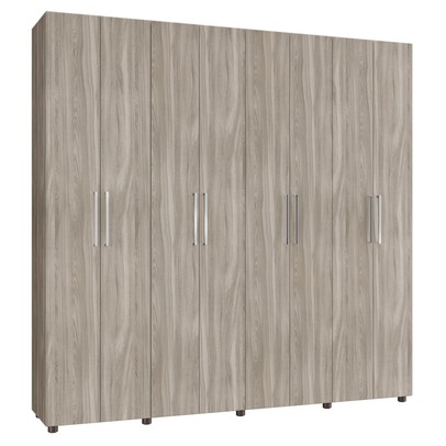 Guarda-Roupa Casal 8 Portas 4 Gavetas Fresno 2022 - Percasa