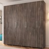 Guarda-Roupa Casal 8 Portas 4 Gavetas Carvalho 2022 - Percasa
