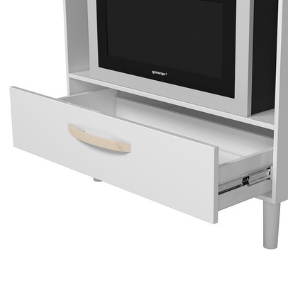Armário de Cozinha para Cooktop 1 Gaveta Branco 11382 - Nicioli