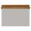 Painel para TV Até 50 Polegadas 1 Prateleira Off White/Freijó Trend Nt1185 - Notável