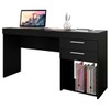 Mesa para Escritório Office 2 Gavetas Preto Tx - Notavel