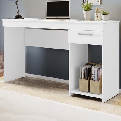 Mesa para Computador 1 Gaveta Branco Nt2070 - Notável