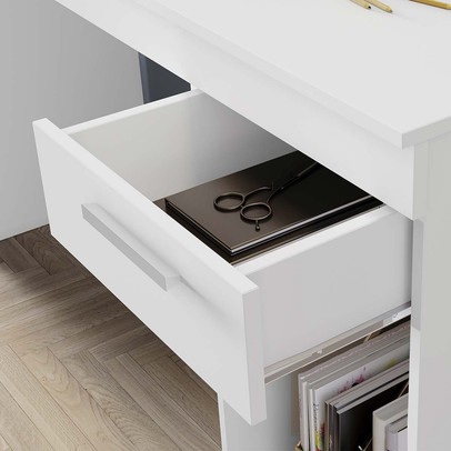 Mesa para Computador 1 Gaveta Branco Nt2070 - Notável