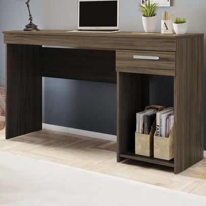 Mesa para Computador 1 Gaveta Nogal Nt2070 - Notável