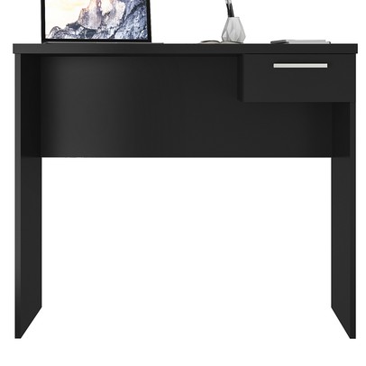 Mesa Escrivaninha 1 Gaveta Preto Tx Nt2000 - Notavel