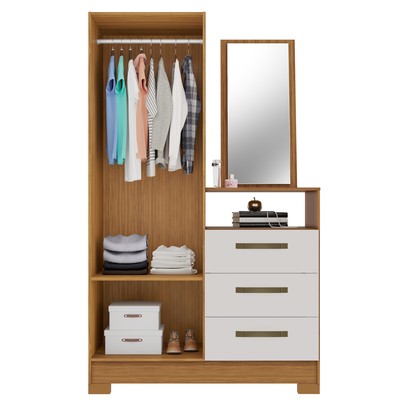 Cômoda 2 Portas 3 Gavetas Freijó Trend/Off White Nt5165 – Notável