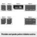 Cozinha Compacta Jade 9 Portas 2 Gavetas Preto Fosco - Panorama Móveis