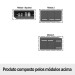 Cozinha Compacta Victória 5 Portas 2 Gavetas Preto Fosco - Panorama Móveis
