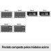 Cozinha Completa ágata 10 Portas 4 Gavetas Castanho/Preto - Panorama Móveis